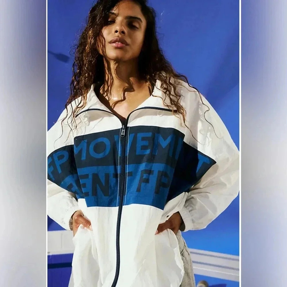 NWT FP Movement Perfect Ten Zip Up logo jacket